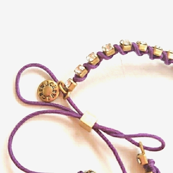 𝅺j. Crew Purple Pull String Bracelet - Picture 4 of 6